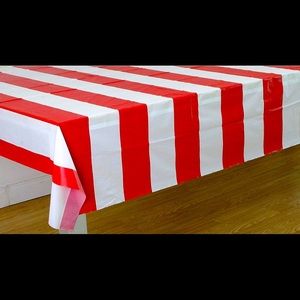 4- 3 PACK CARNIVAL THEMED TABLECLOTHS 54 x 108